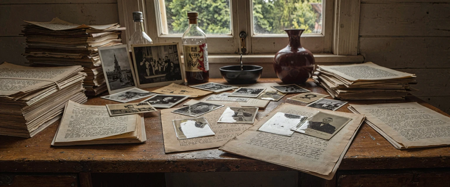 Архивные документы и старые фотографии